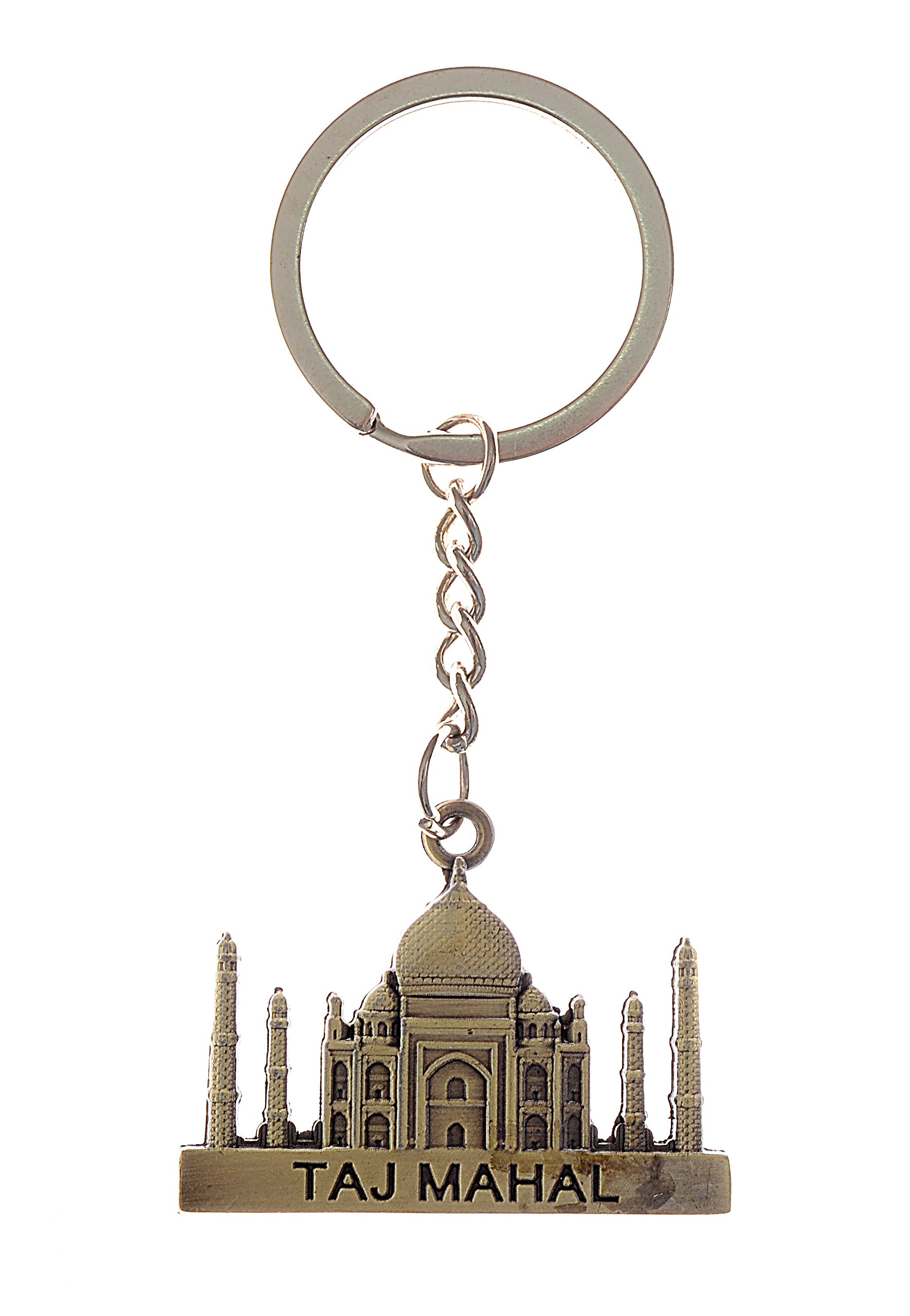 Skywalk Souvenir Metal Taj Mahal India Keychain , Multicolour-image-41