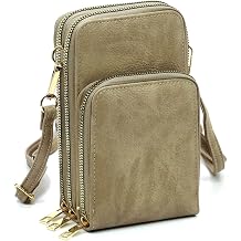 MIZUBA Small Crossbody Cell Phone Purse Mini Messenger Shoulder Bag Crossbody Wallet with Credit Card Slots