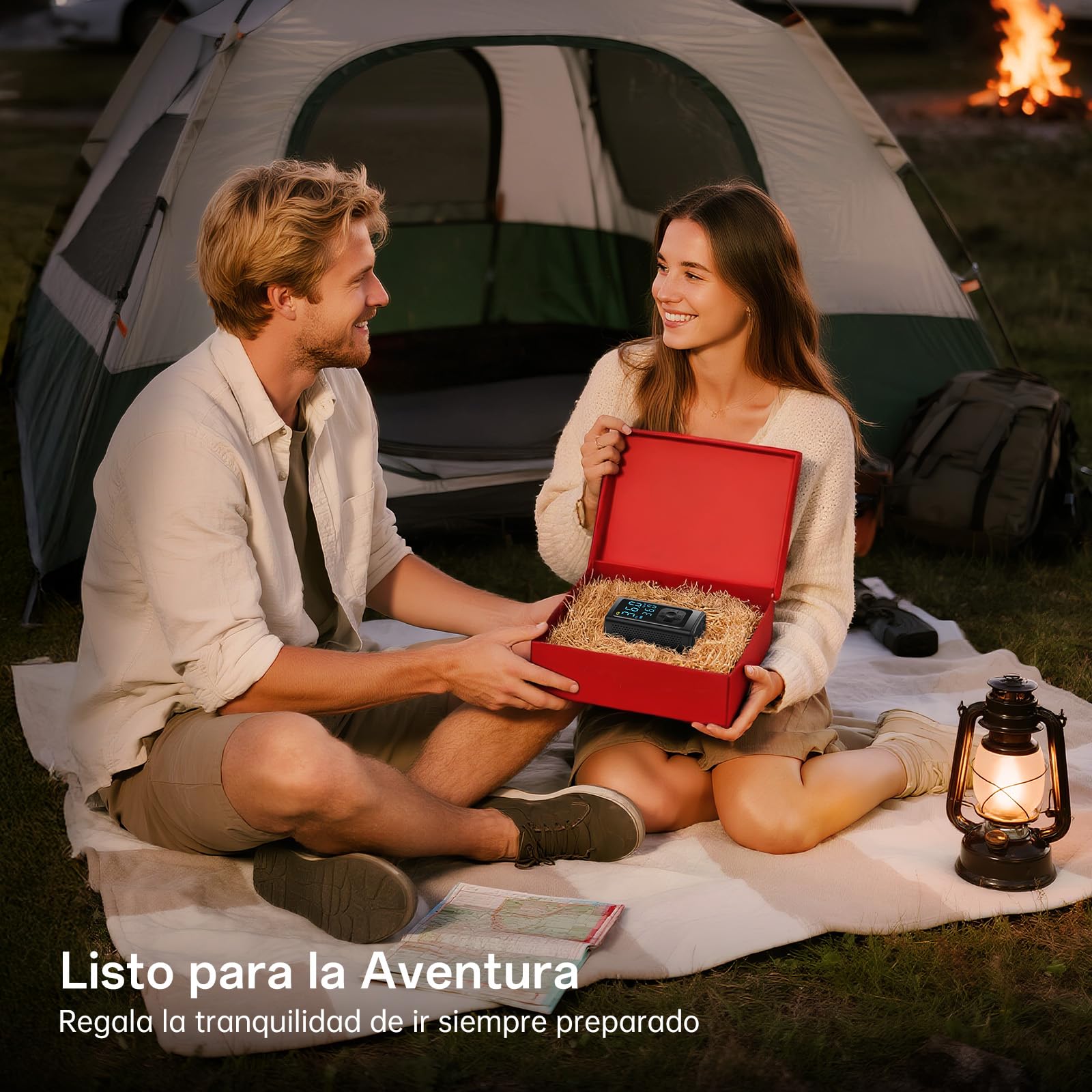 Syncwire Compresor Aire Portatil - 10.35Bar máx Inflador Electrico Compresor Aire Inflación Más rápido Bomba Aire para Coche, Motos, Bicicletas, Pelotas, con Tapas de Válvula de Neumáticos, LCD Grande