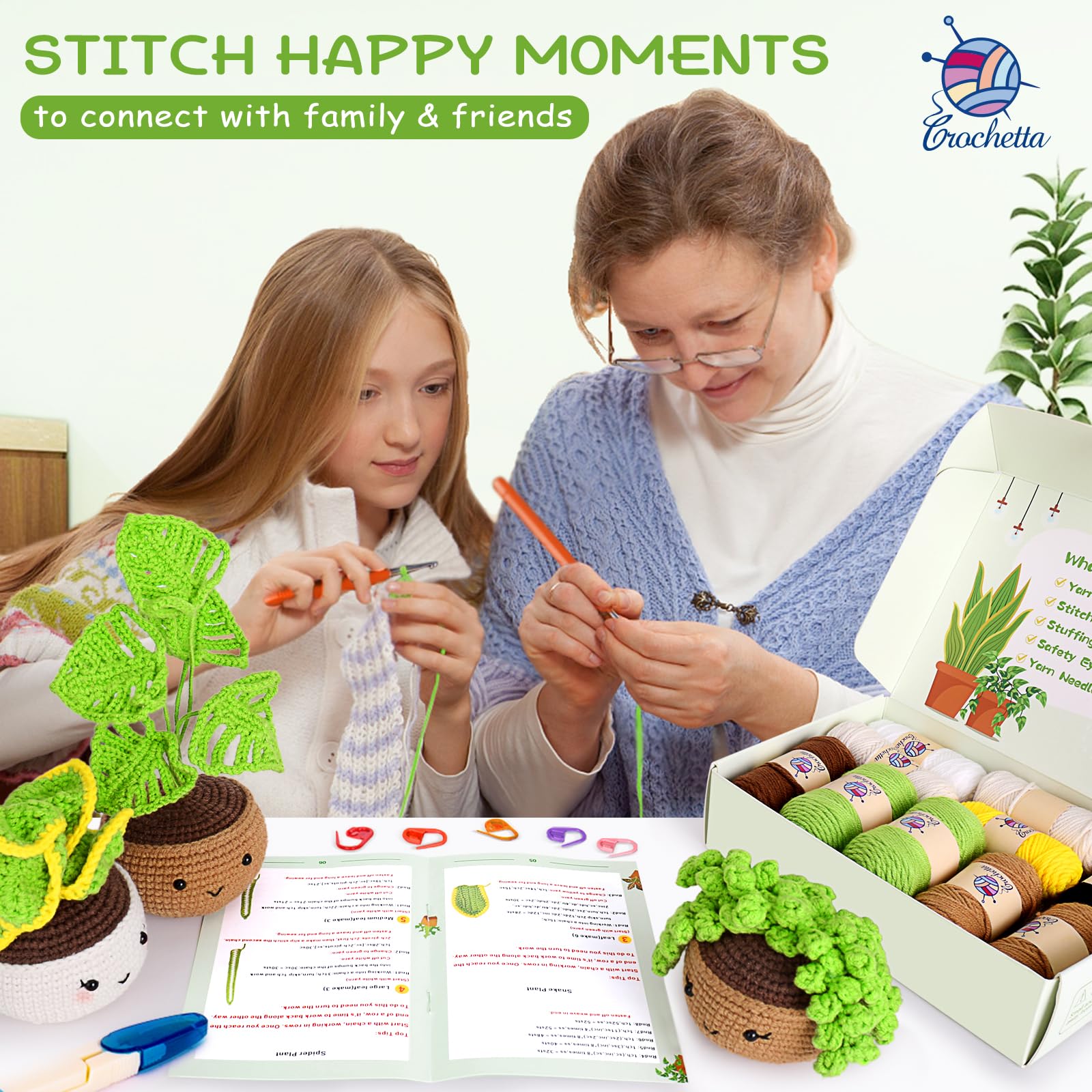 Crochetta Crochet Kit - Beginner Crochet Starter Kit -5