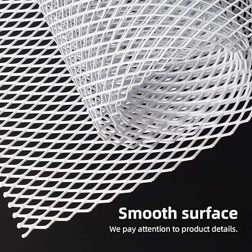 Miniatura 80 de AggAuto Malla universal para parrilla de automóvil de 40 x 13 pulgadas, de acero inoxidable revestido de cloruro de polivinilo, rejilla