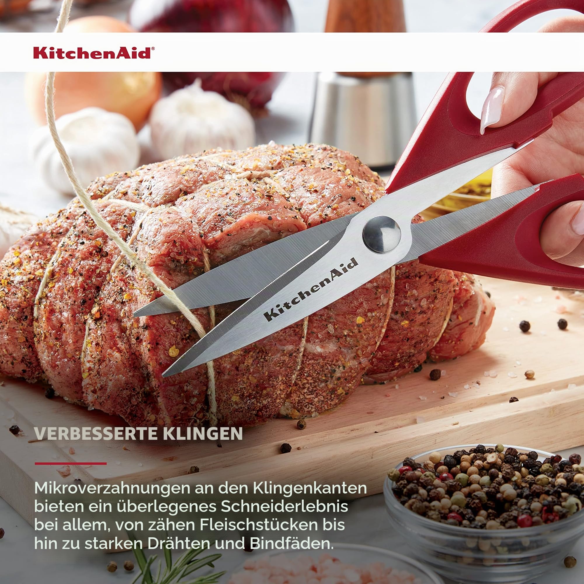 KitchenAid All Purpose Shears, One Size, Red/Black