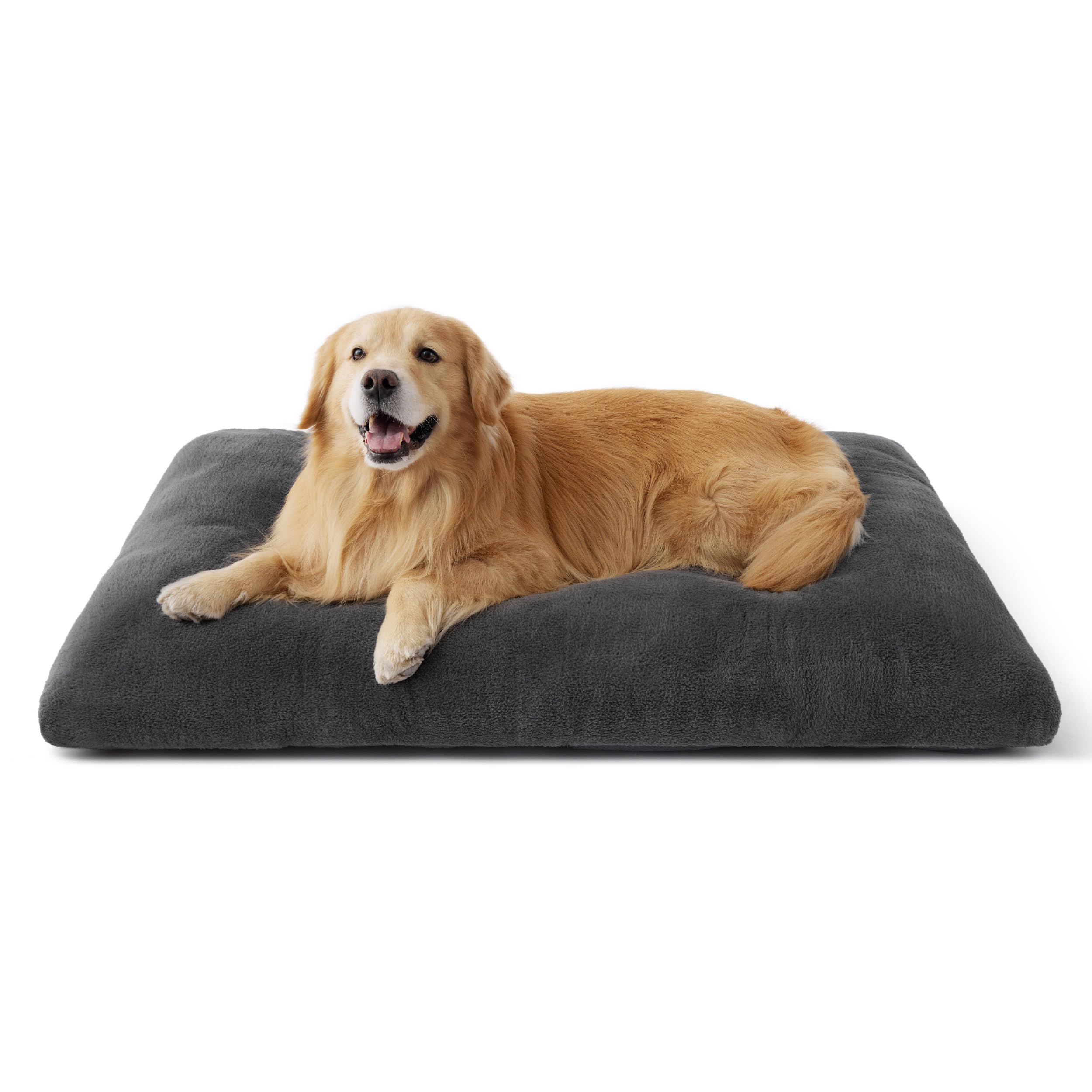 BEDSURE Hundebett Waschbar Extra Groß - XXL Hundekissen Bett Beruhigende Hundematratze mit Rutschfestem Boden, XL Hund Warmes Kissen für Große Haustiere, Grau, 119x74x8cm