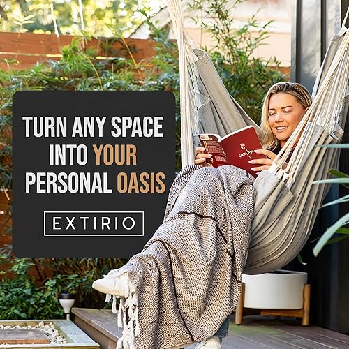 Miniatura 3 de Hamaca colgante para colgar  Silla colgante de interior para dormitorio  Hamaca columpio para interiores, silla hamaca al aire libre, silla colgante