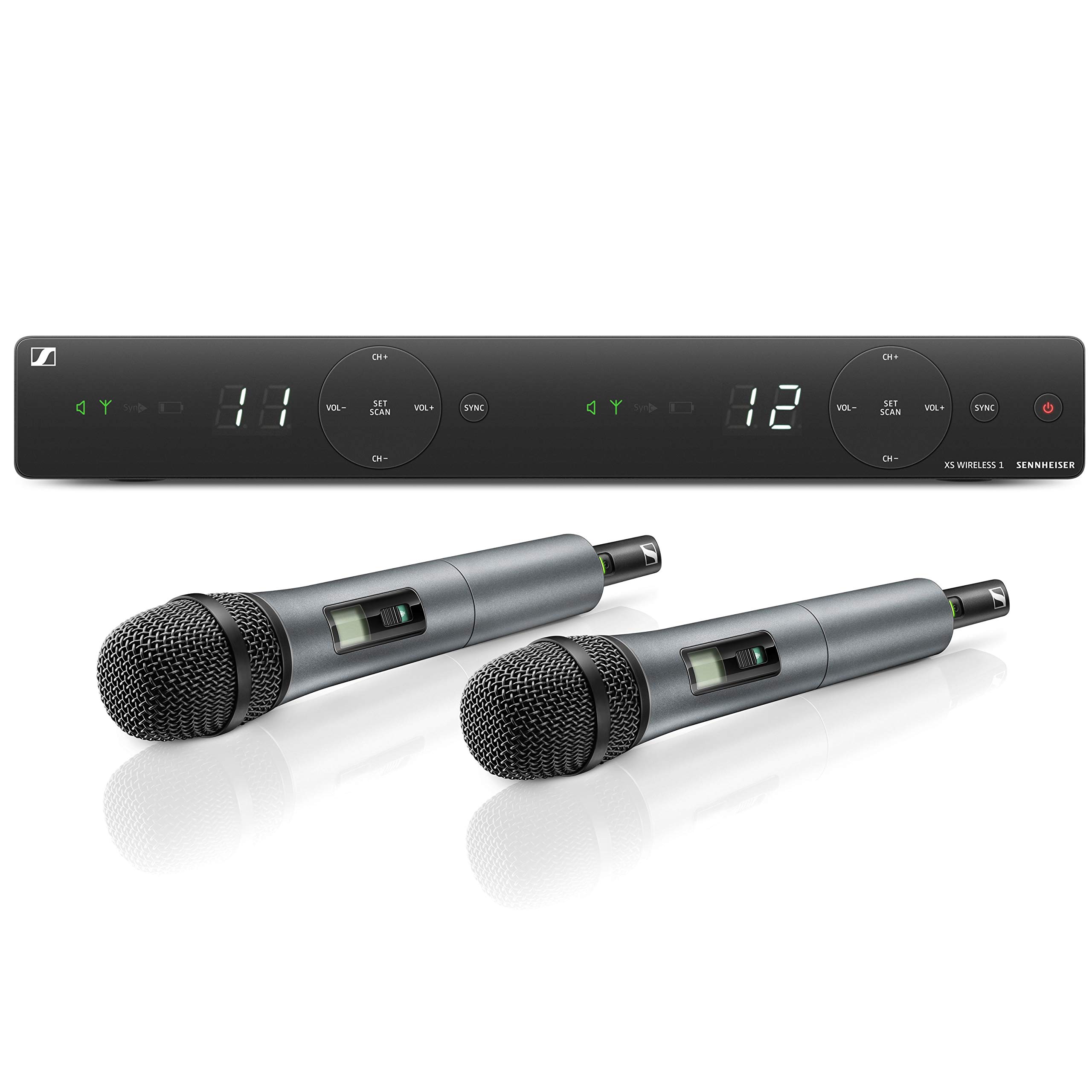 Sennheiser EM-XSW1 DUAL ワイヤレスマイクセット Sennheiser XSW 1-825-A Dual Vocal Set - portatile wireless