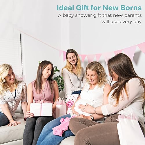 Miniatura 6 de Spasilk Juego de 10 toallas pequeñas para niños y niñas recién nacidos, toallas suaves para bebé, esenciales para bebés, rosa coral