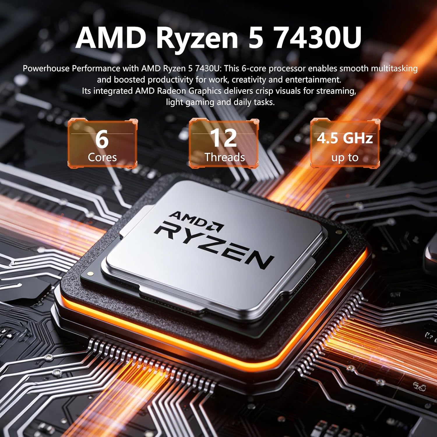 HP 17 Touch Screen Laptop, 17.3" HD+, 8GB RAM, 256GB SSD, AMD Ryzen 5 Processor(Beats i7-1165G7, Up to 4.3GHz), Lifetime MS Office + Windows 11 Pro, Alpacatec Accessories, Silver