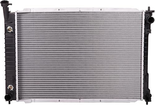 Lynol Sistema de enfriamiento completo radiador de aluminio compatible con Nissan Quest Mercury Villager V6 1999-2002 3.3L reemplazo directo de