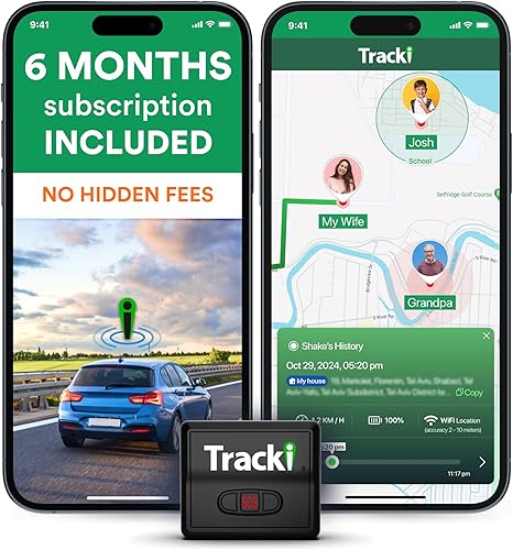 Tracki Rastreador GPS para vehículos, automóviles, niños. Necesita suscripción. Tecnología fabricada en EE. UU. Dispositivo de seguimiento GPS 4G