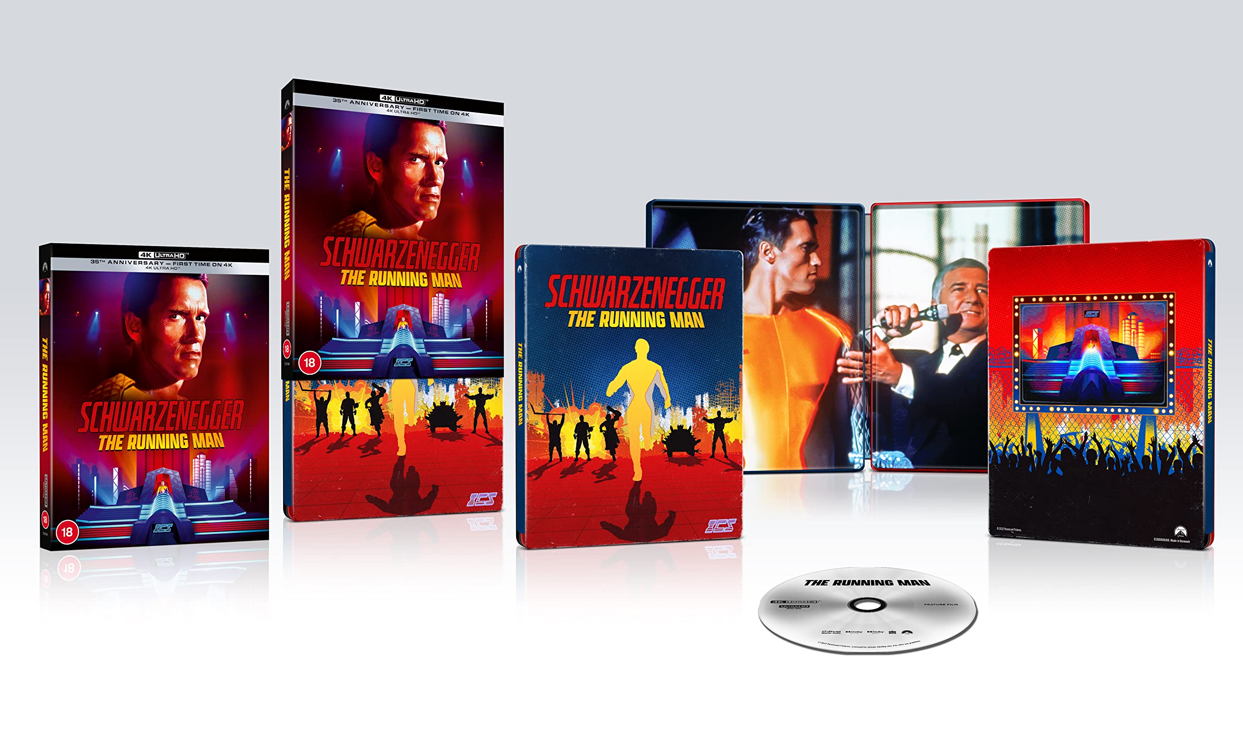The Running Man 35th Anniversary 4K UHD Steelbook