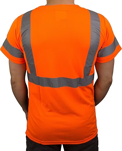 Miniatura 10 de New York Hi-Viz Workwear RK-BFS851112 - Camiseta de alta visibilidad clase 3 para padres