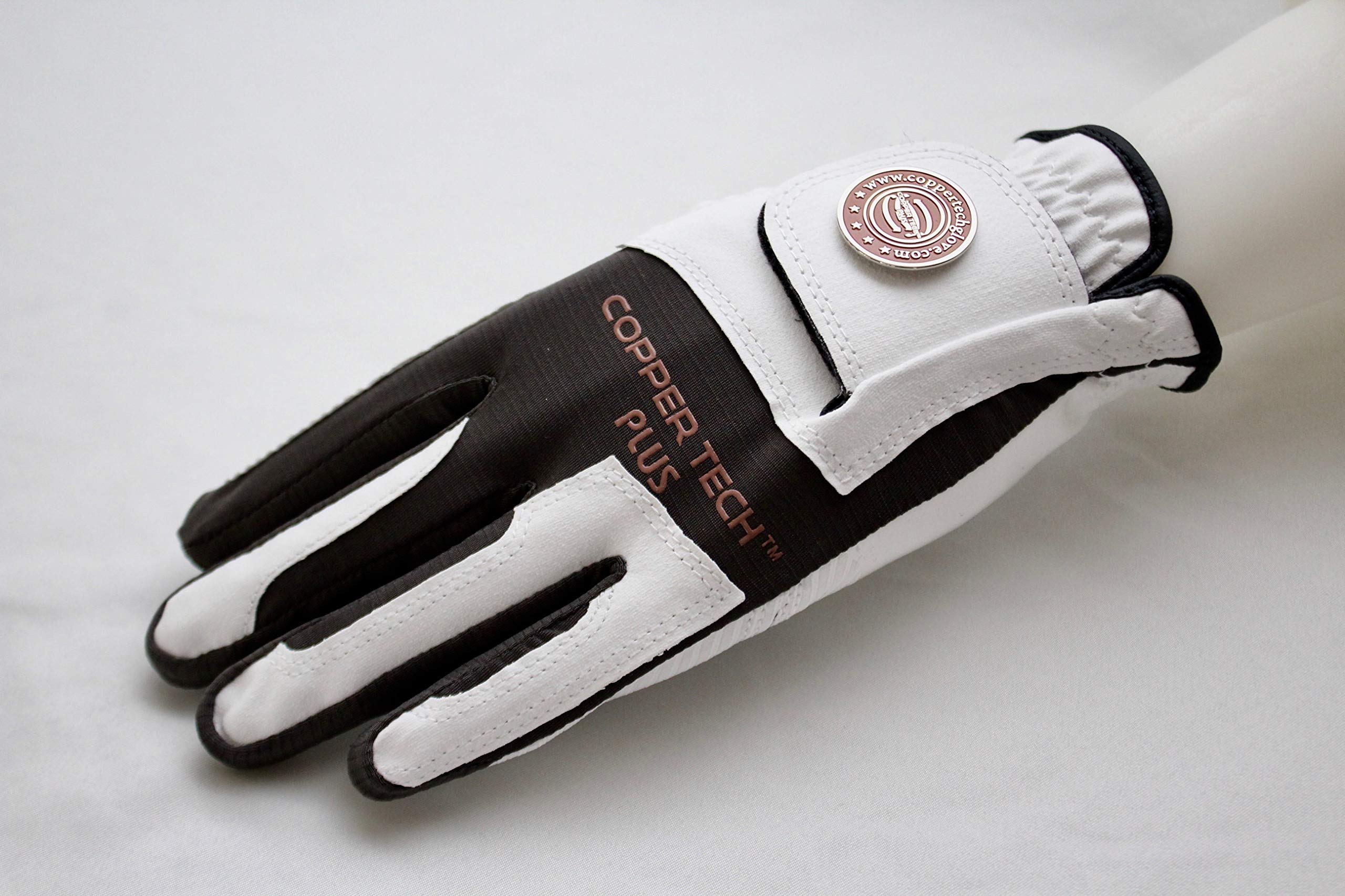 Copper Tech Plus Women's Golf Gloves Worn on Right Hand for The Left Handed Golfer