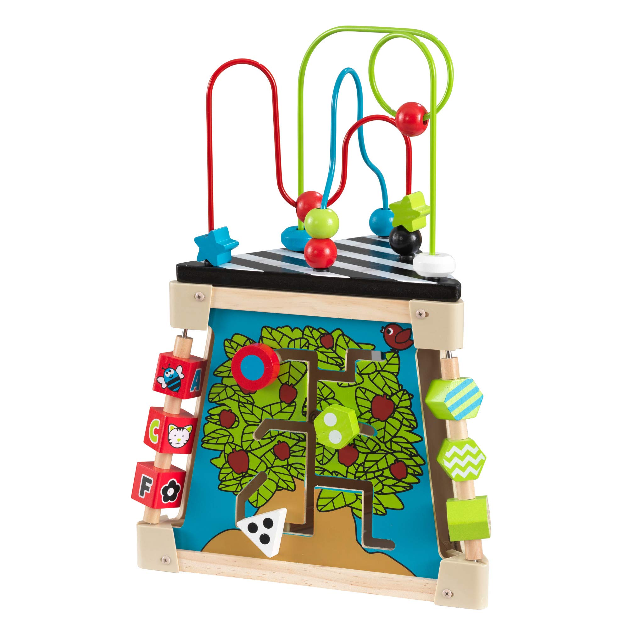 KidKraft 63274 Laberinto de Cuentas Triangular de Madera para bebés niños