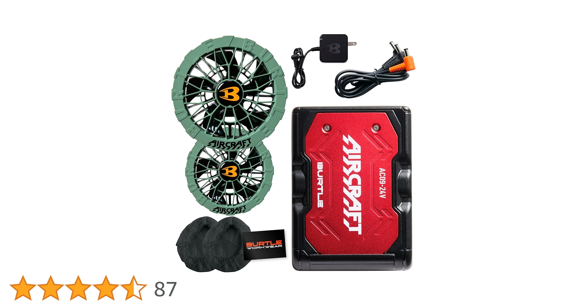 Amazon.co.jp: [バートル] 2025 ファン バッテリー セット AC09 AC09-1