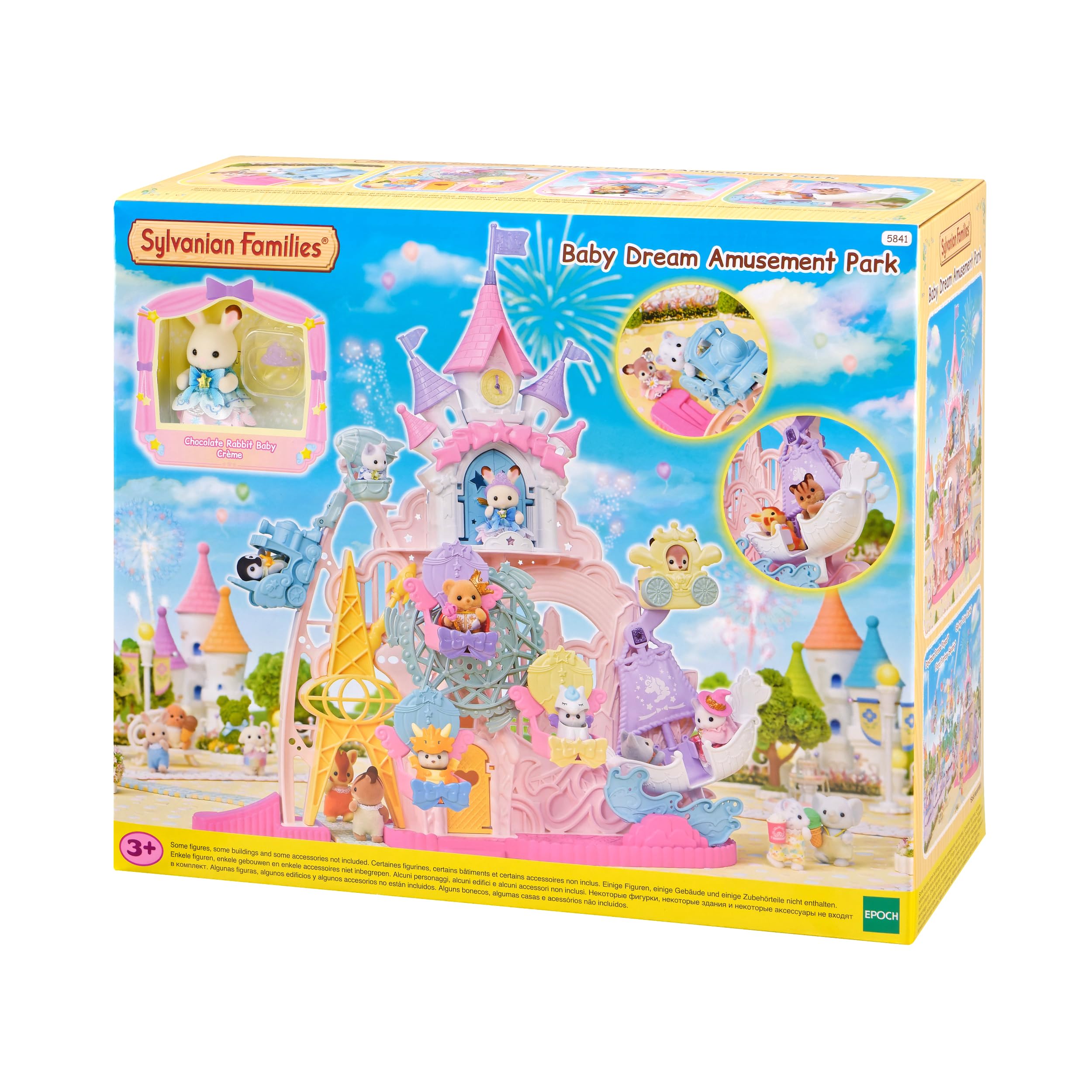 Sylvanian Families - Le Parc d'attractions enchanté - 1 Figurine Incluse - Plongez dans l'univers de la Famille Sylvanian - Figurines Miniatures - Jouet Enfant 3 Ans et + - 5841