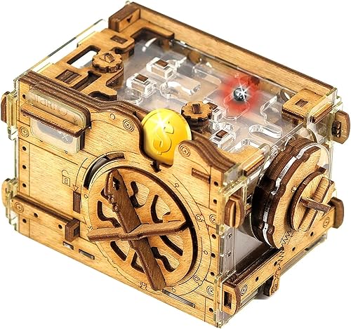 iDventure A-Maze-ing Safe  Caja de rompecabezas de dinero con canicas  Embalaje de regalo complicado  Rompecabezas 3D para adultos  Juego de Escape