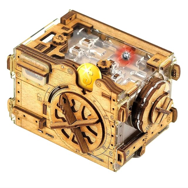 iDventure A-Maze-ing Safe, Hucha Rompecabezas con Laberinto