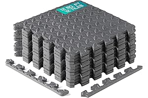 Yes4All Home Gym Flooring Rubber Tiles