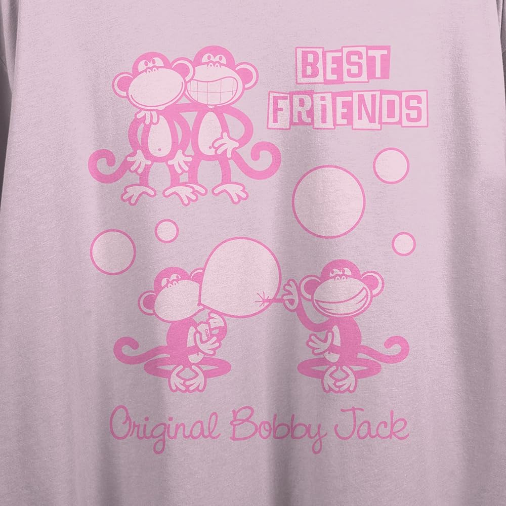 Bobby Jack Best Friends Women's Cradle Pink Crew Neck Short Sleeve
