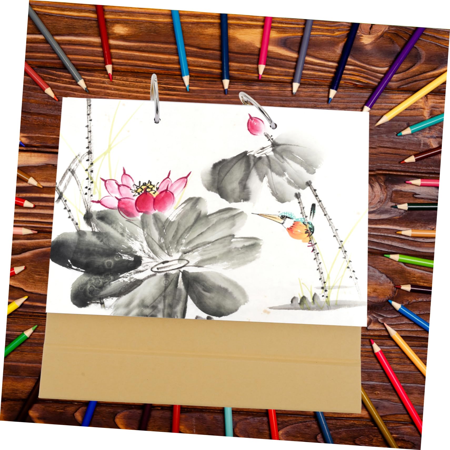 STOBOK 4sätze Spiralbuch Für Tischkalender Handgefertigtes Album Mit Abnehmbaren Leeres Kalenderbuch Kraftpapier Für Kreative Gestaltung Und Malen Für Scrapbooking Und Persönliche