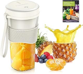 Mixeur portable, PHISINIC Mixeur de taille personnelle pour les smoothies, jus de fruits et smoothies, bouteilles de jus de fruits rechargeables par USB