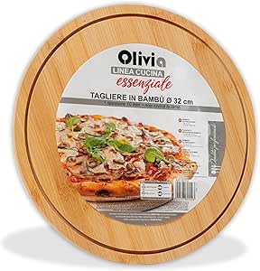 Planche En Bois ROTATIVE 35 Cm Ronde Pour Apéritif SERVO