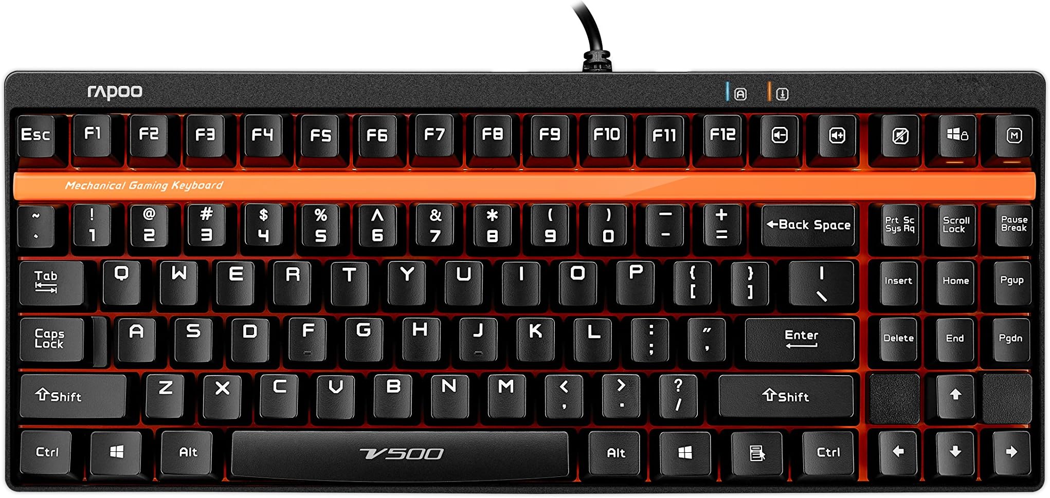 VPRO V500 Mechanical Gaming Keyboard Black UK Layout