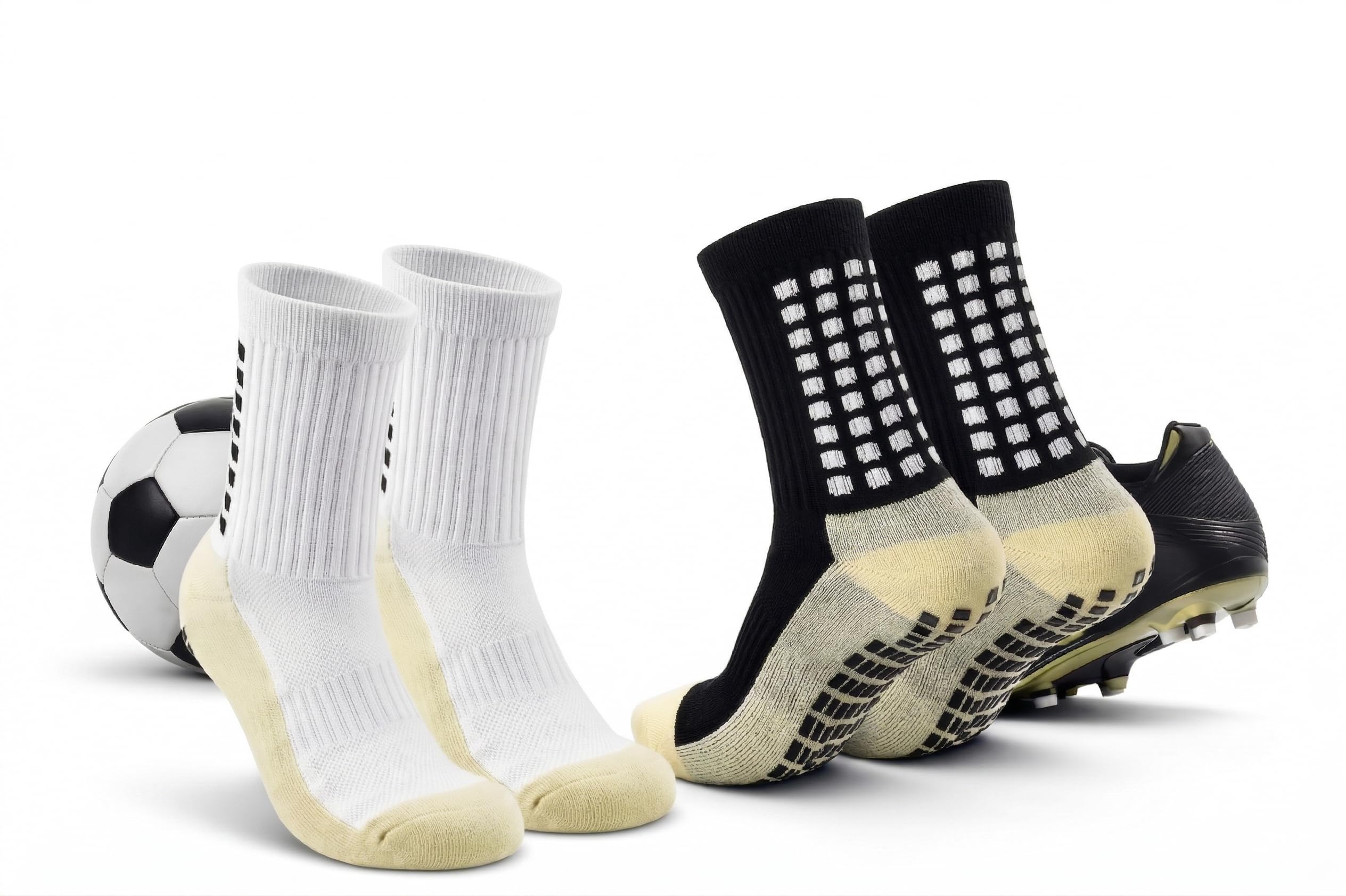 brahmani store Non-Slip Football Grip Socks for Men & Women – Anti-Skid Sports Socks for Gym, Running, Soccer | Breathable, Cushioned, Sweat-Wicking Athletic Performance Socks-picture-10