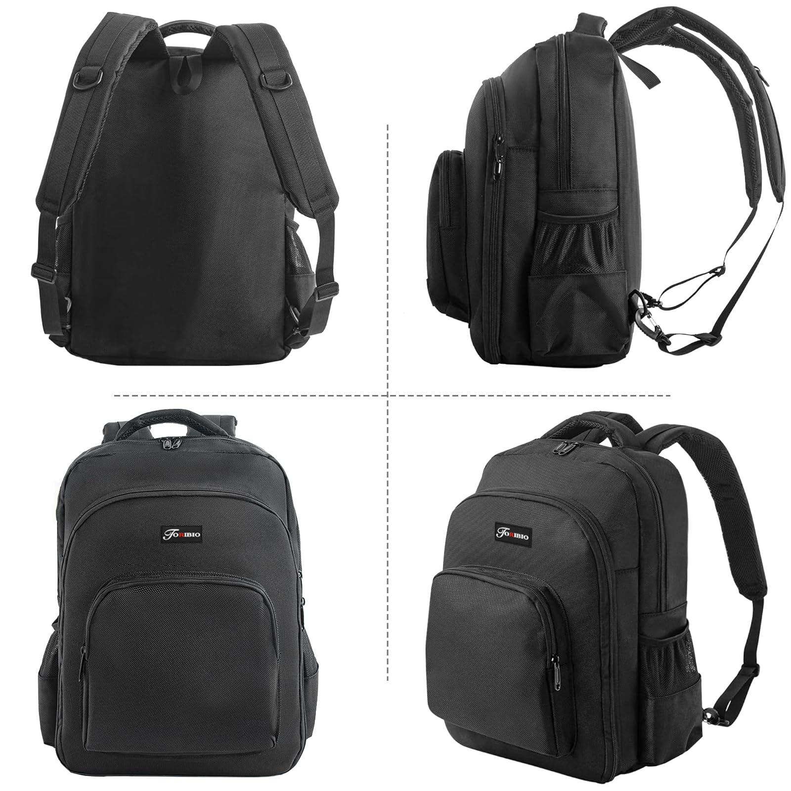 Friseur Werkzeugtasche, Clipper und Zubehör Organisator,Schwarz | Friseur Koffer, Tragbarer Rucksack für Friseurwerkzeuge, Barber Bag