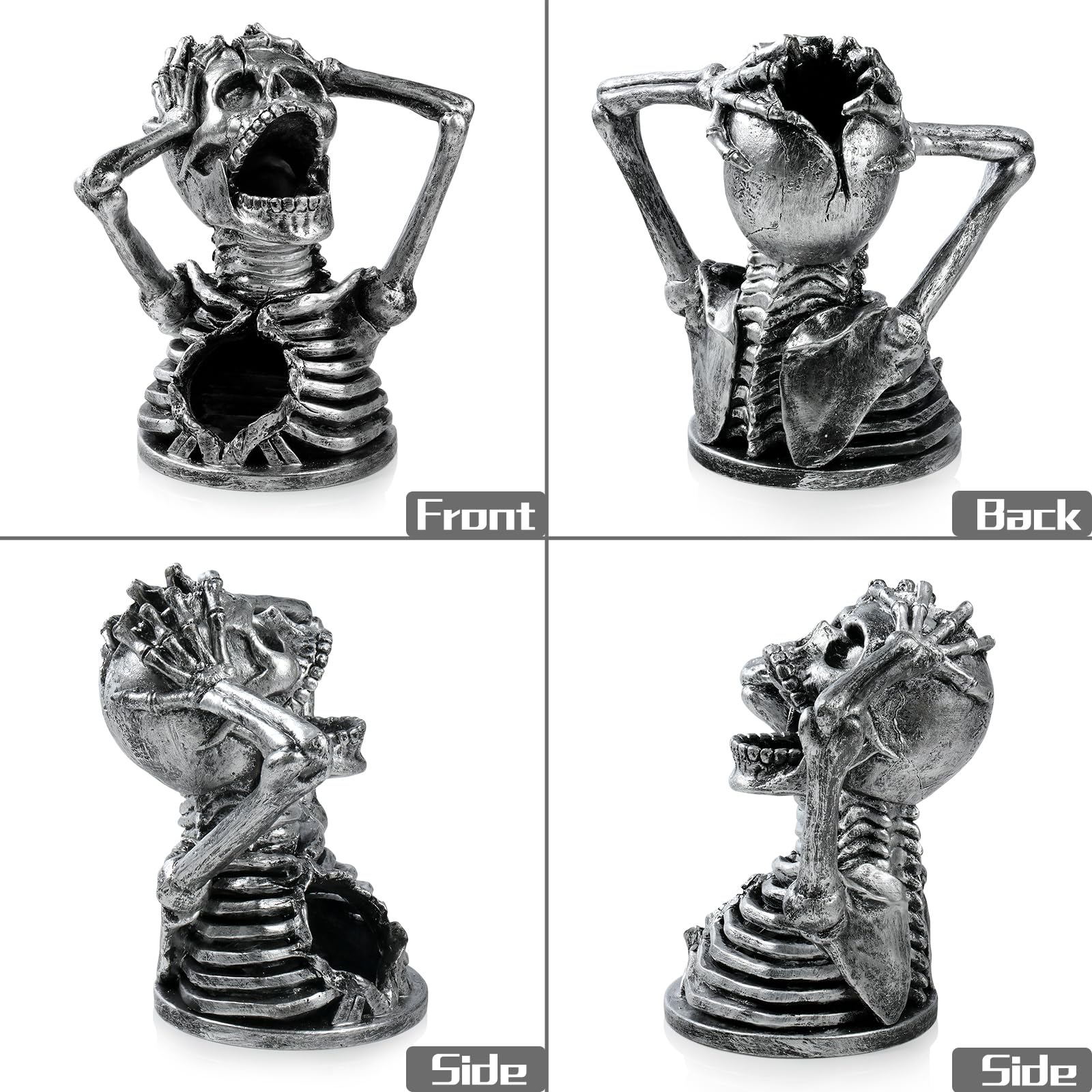 DNDND Torre de dados, torre rodante de dados DND de calavera para Dungeons and Dragons D&D Juego de mesa y juegos de rol (calavera)