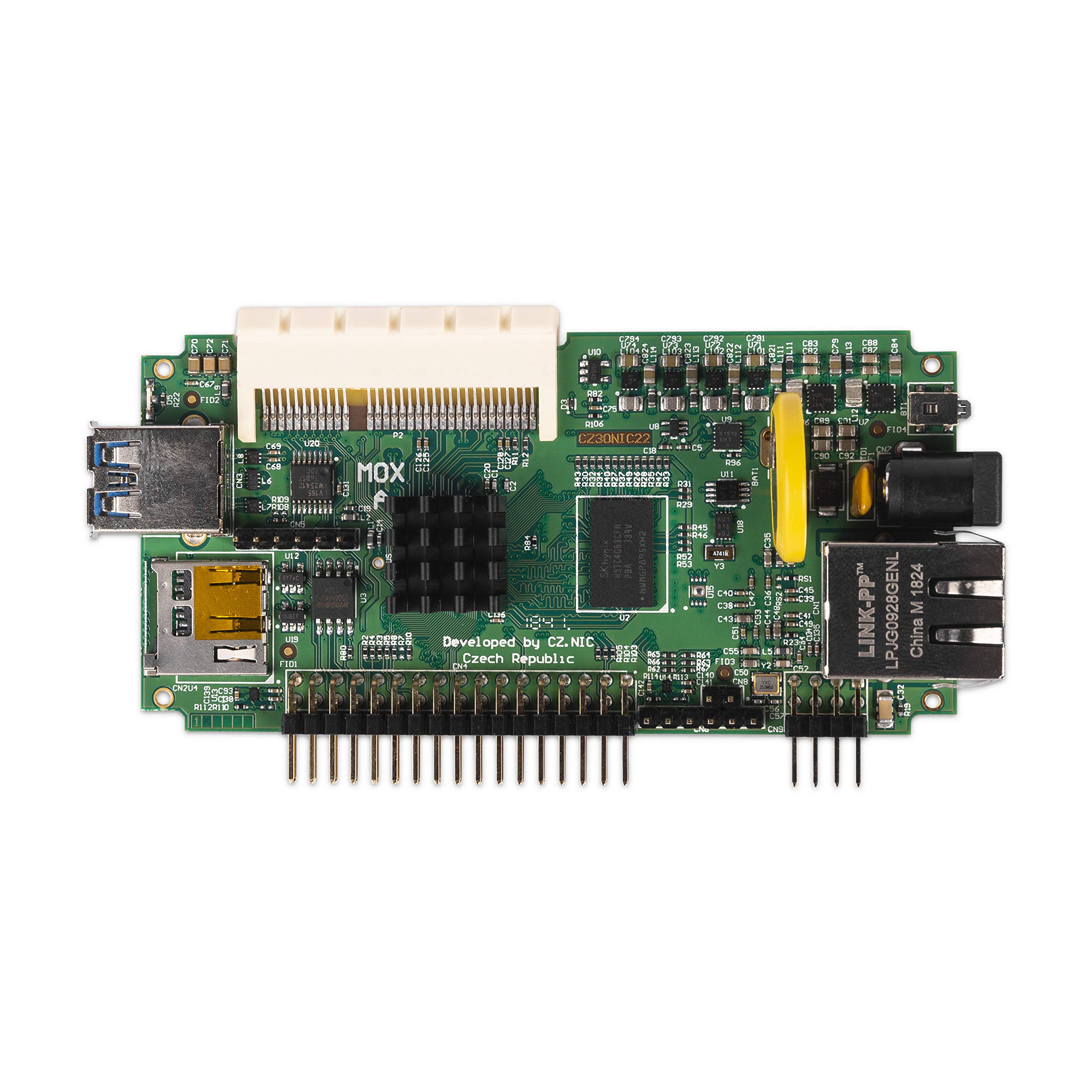 Turris MOX Start | modular, Open Source & Secure Router/Server/Switch/Access Point | CPU 1 GHz dual core, 1 GB DDR3 RAM, GWAN/GLAN, USB 3.0, Automatic Updates, VPN, NAS, Adaptive Firewall