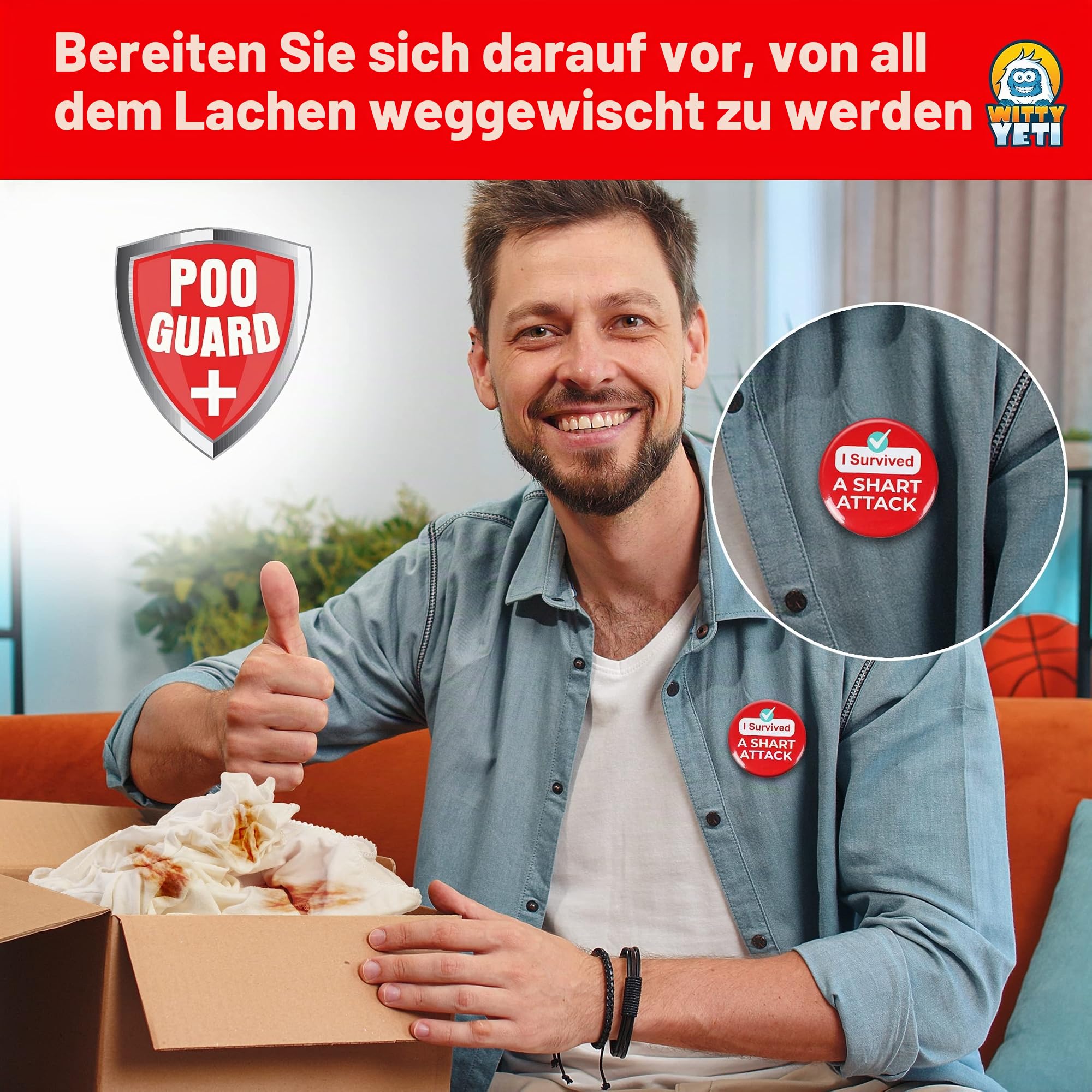 Ultimate Poop Strank Gag Geschenk-Set enthält nasse Getränke, Stoffe und lustige Marke. Neuheit Potty Pack perfekt für Freunde oder Familie