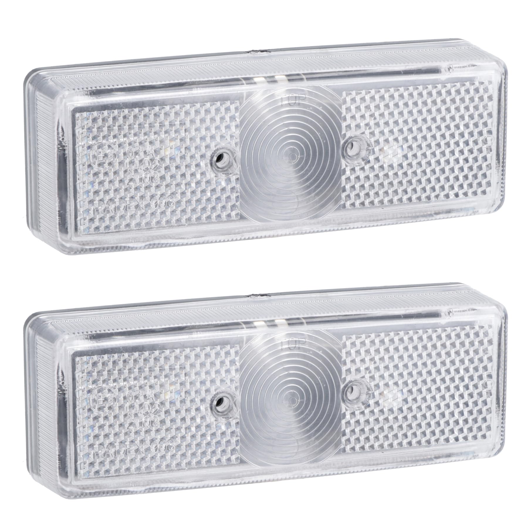 AB Tools Indicatore di Posizione Anteriore Spia Bianco Chiaro per rimorchio Furgone x2