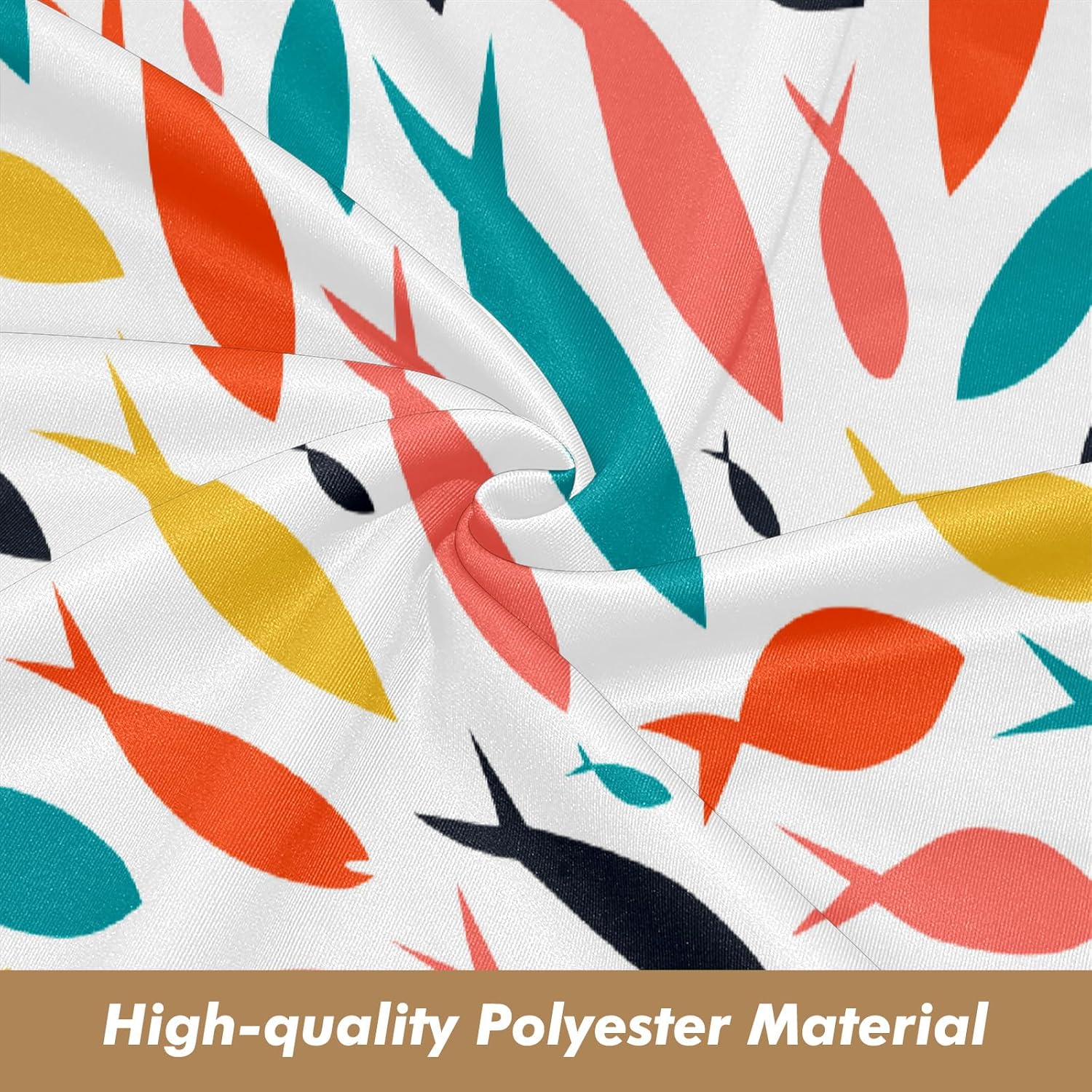 Sofa Cover Colorful Fish Printed Couch Covers Sofa Slipcovers Stain Resistant Loveseat Cover Universal Furniture Protector
