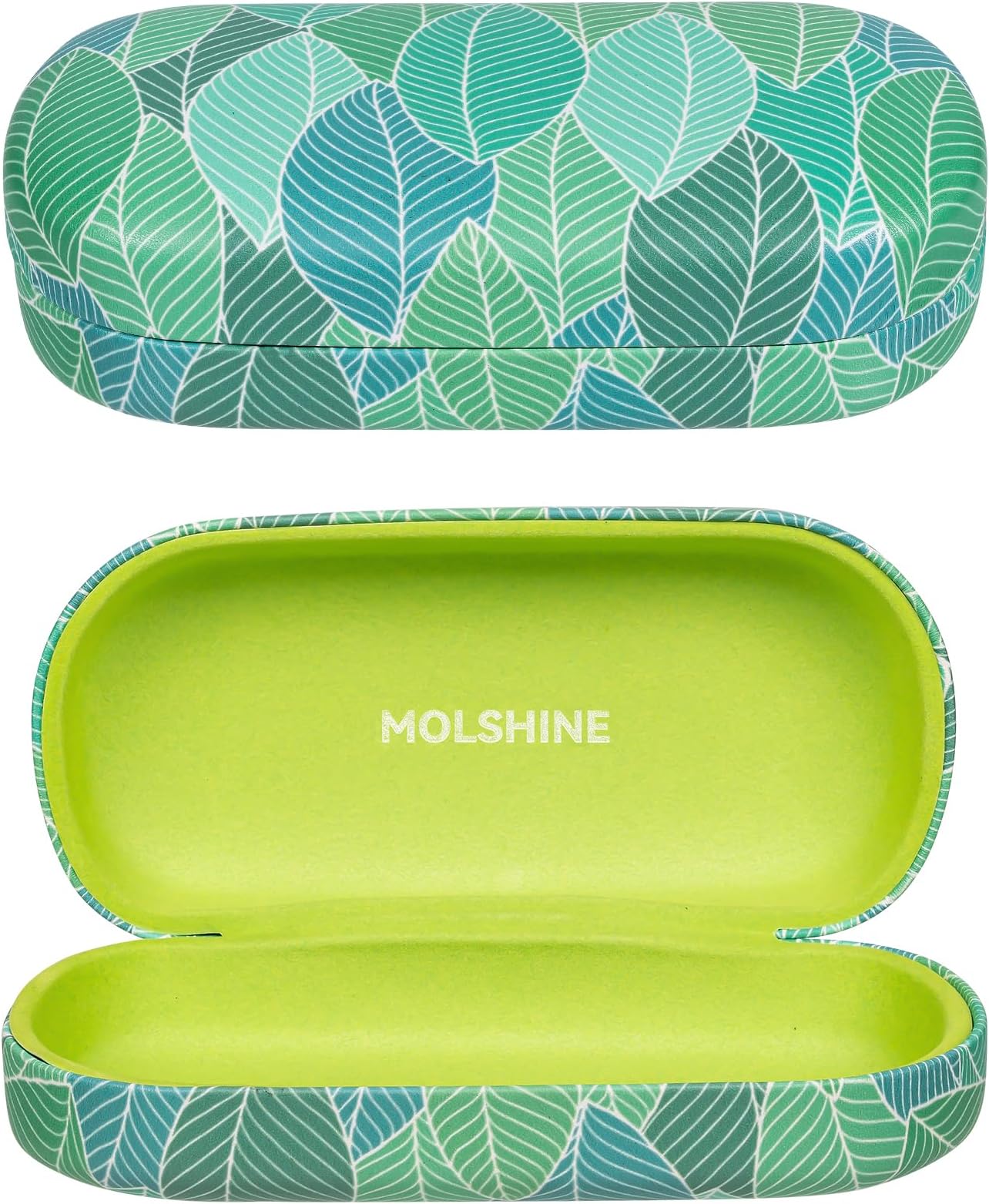 molshine Hard Shell Sunglasses Case,Classic Large Glasses Case for Women Men,Sunglass Eyeglasses