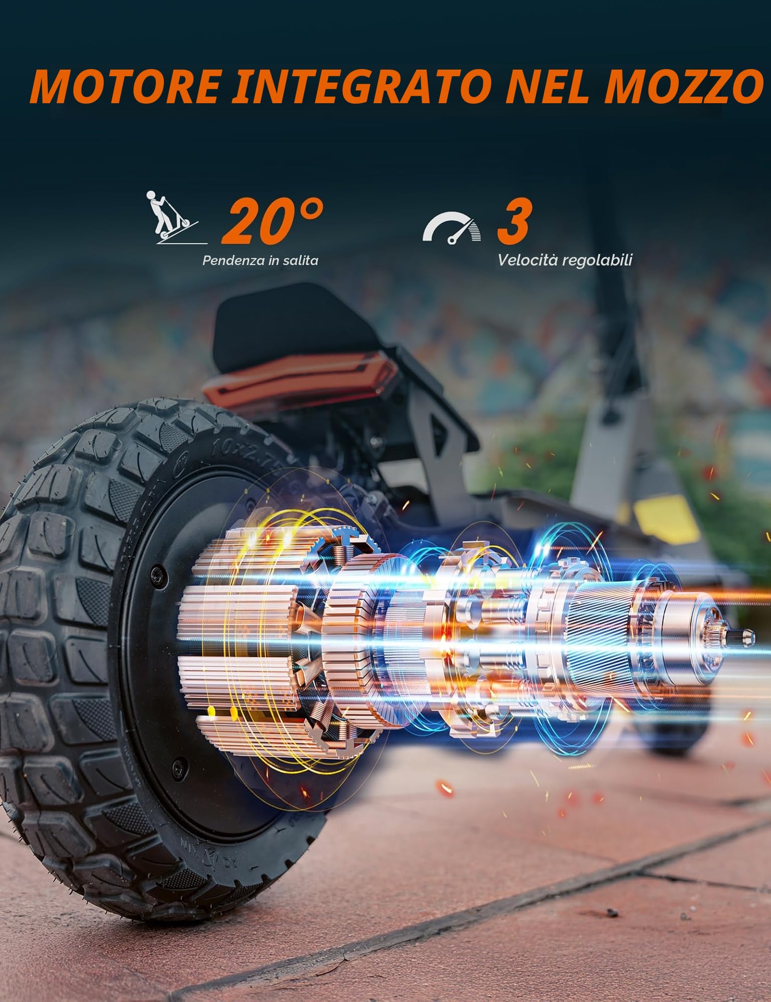 Kukirin G2 Monopattino Elettrico Adulto, Scooter Elettrico con Batteria 48V 15.6Ah Autonomia fino a 55km, 10 Pollici Pneumatici Tubeless e Schermo Touch, Motorino Elettrico Adulti e Doppia Sospensione