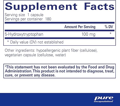 Miniatura 10 de Suplemento Pure Encapsulations 5 hidroxitrptófano  1