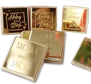 Wedding Chocolate Favors for Guests, Party Favors in Bulk, Personalized ...