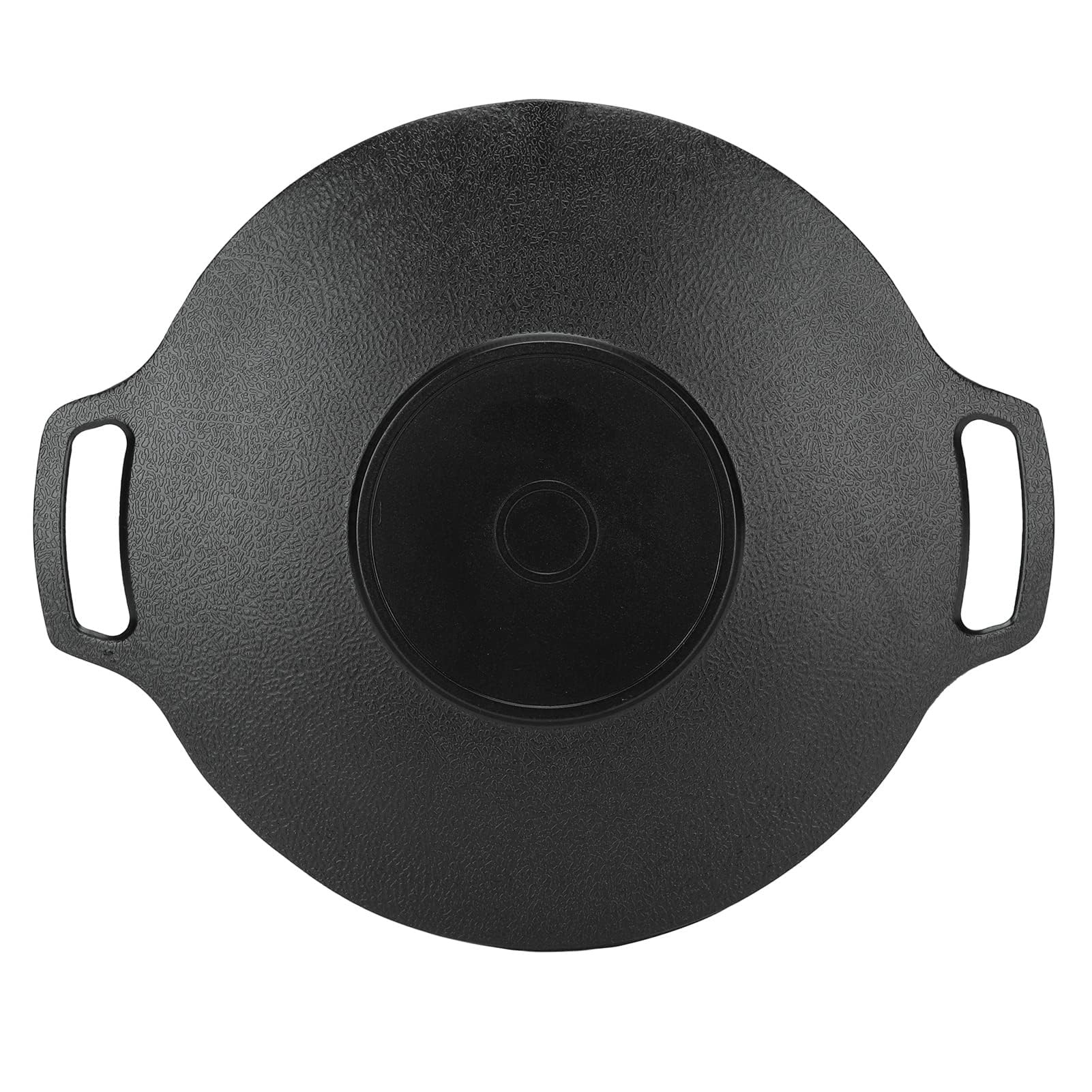Padella Antiaderente, Padella Per Barbecue Coreana con Rivestimento a 6 Strati Per Campeggio All'aperto, Piastra Rotonda Per Barbecue con Fornello a Gas(33cm)