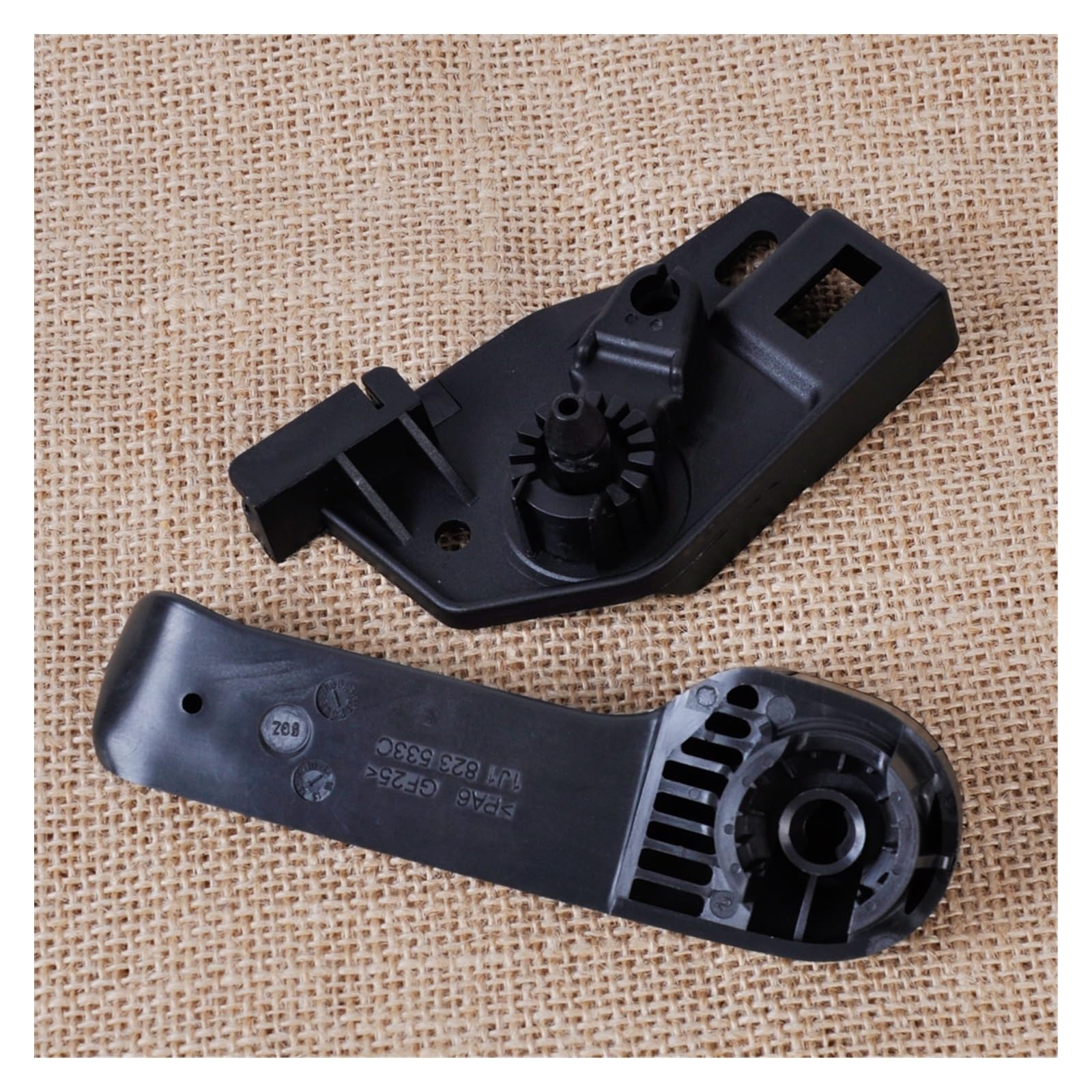 ONTHIS Black Hood Latch Release Grip Handle + Bracket 1J1823533C Fit for VW Fit for Jetta Fit for Golf Fit for Beetle Fit for Skoda Fit for Fabia Fit for Octavia 1J1823633A LHD