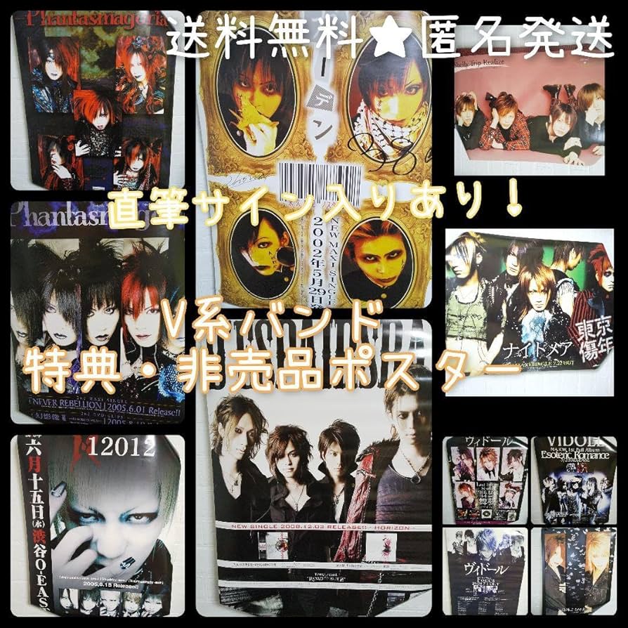 Amazon.co.jp: V系バンド 特典 B2ポスター ガーデン ナイトメア