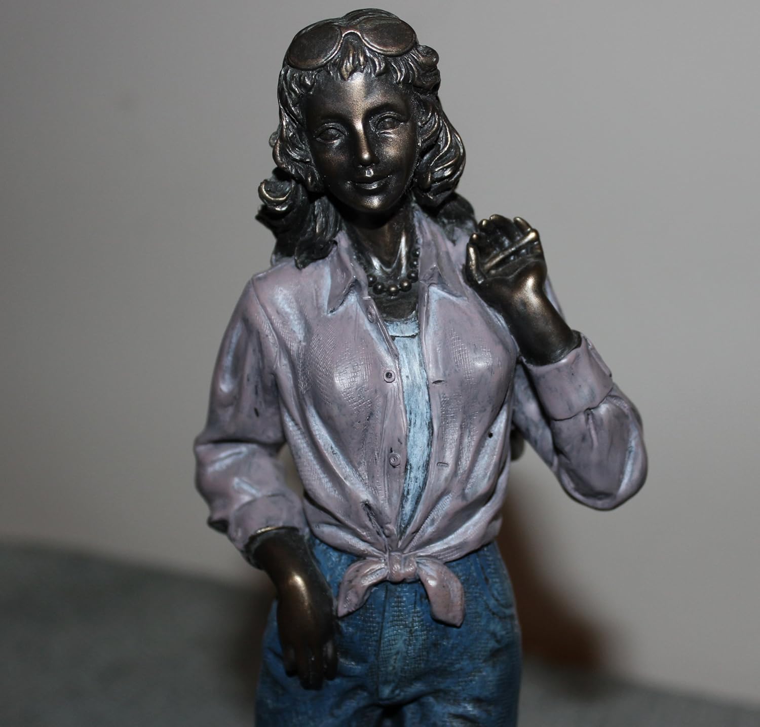 Veronese ART Bronze Color Resin Female Woman Statue Figurine 11