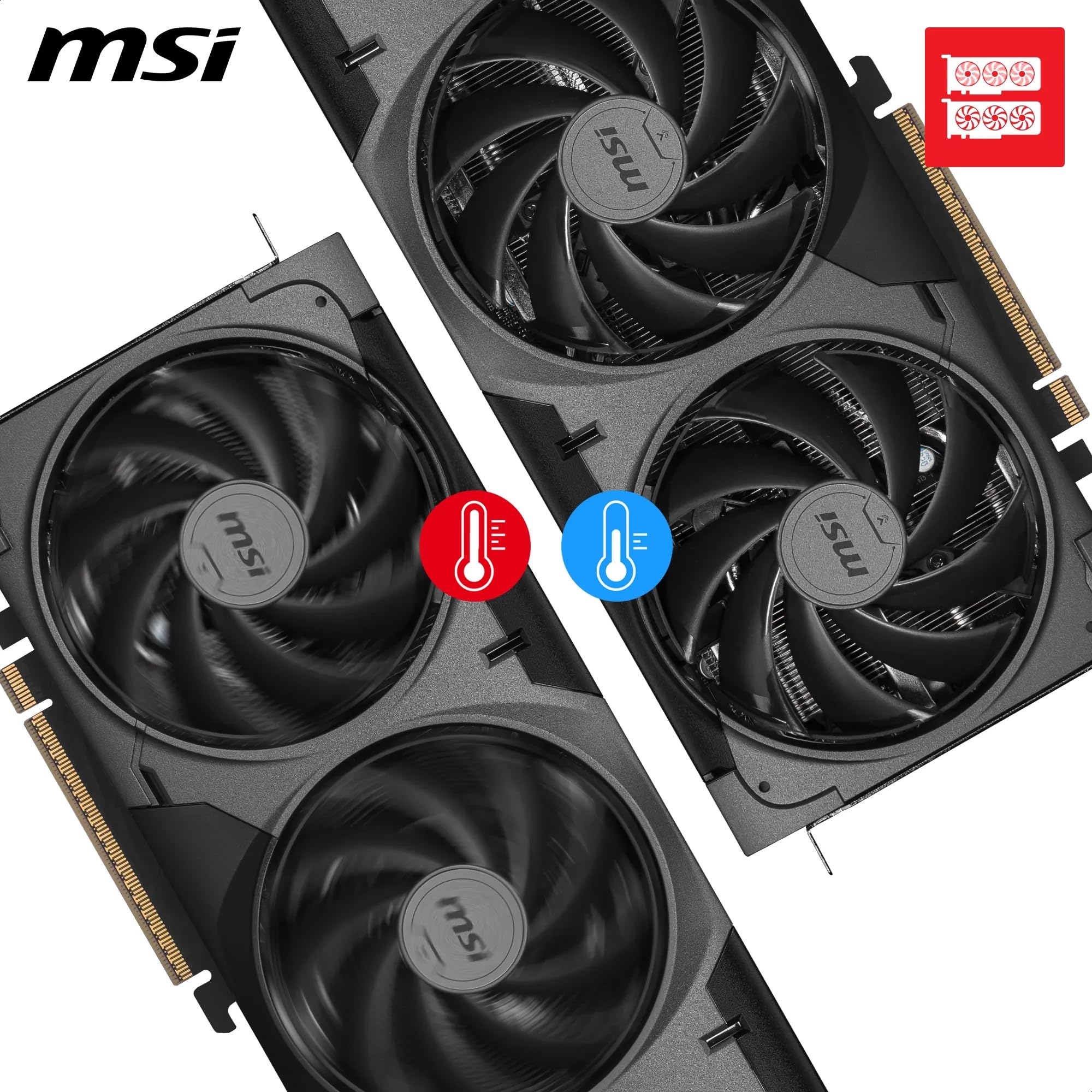 MSI NVIDIA GeForce RTX 5080 16G Ventus 3X OC Black Carte Graphique