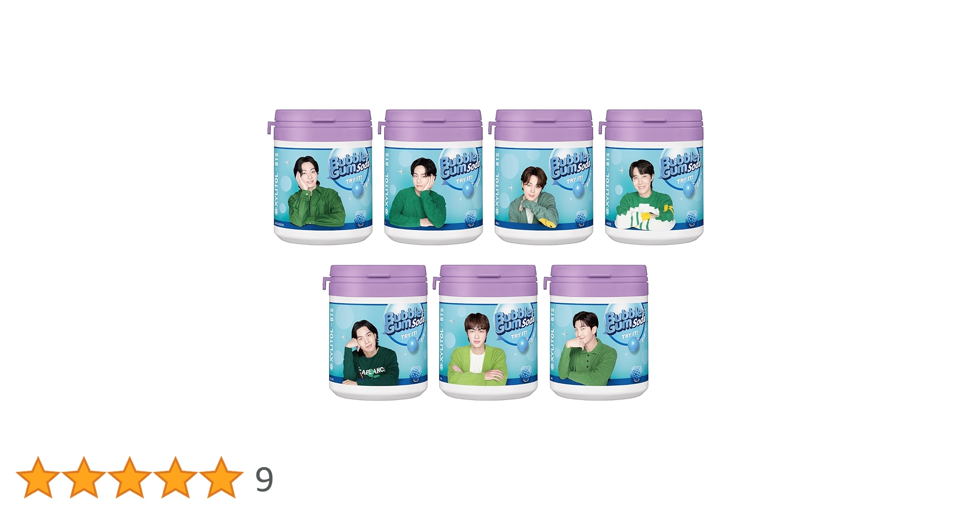 Amazon | ロッテ キシリトール×BTS フーセンボールガム(ソーダ