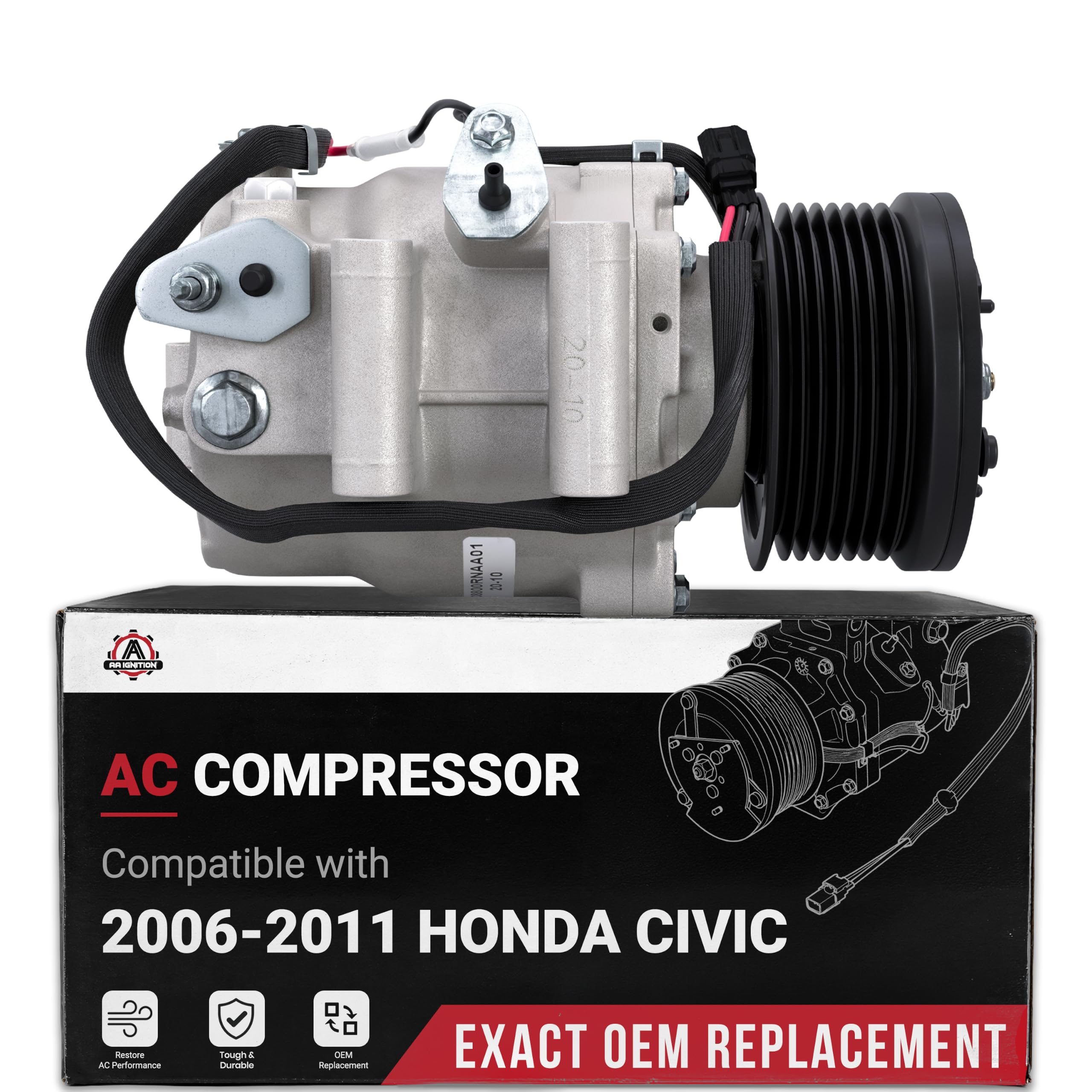 Amazon.com: A/C Compressor with Clutch - Compatible with Honda