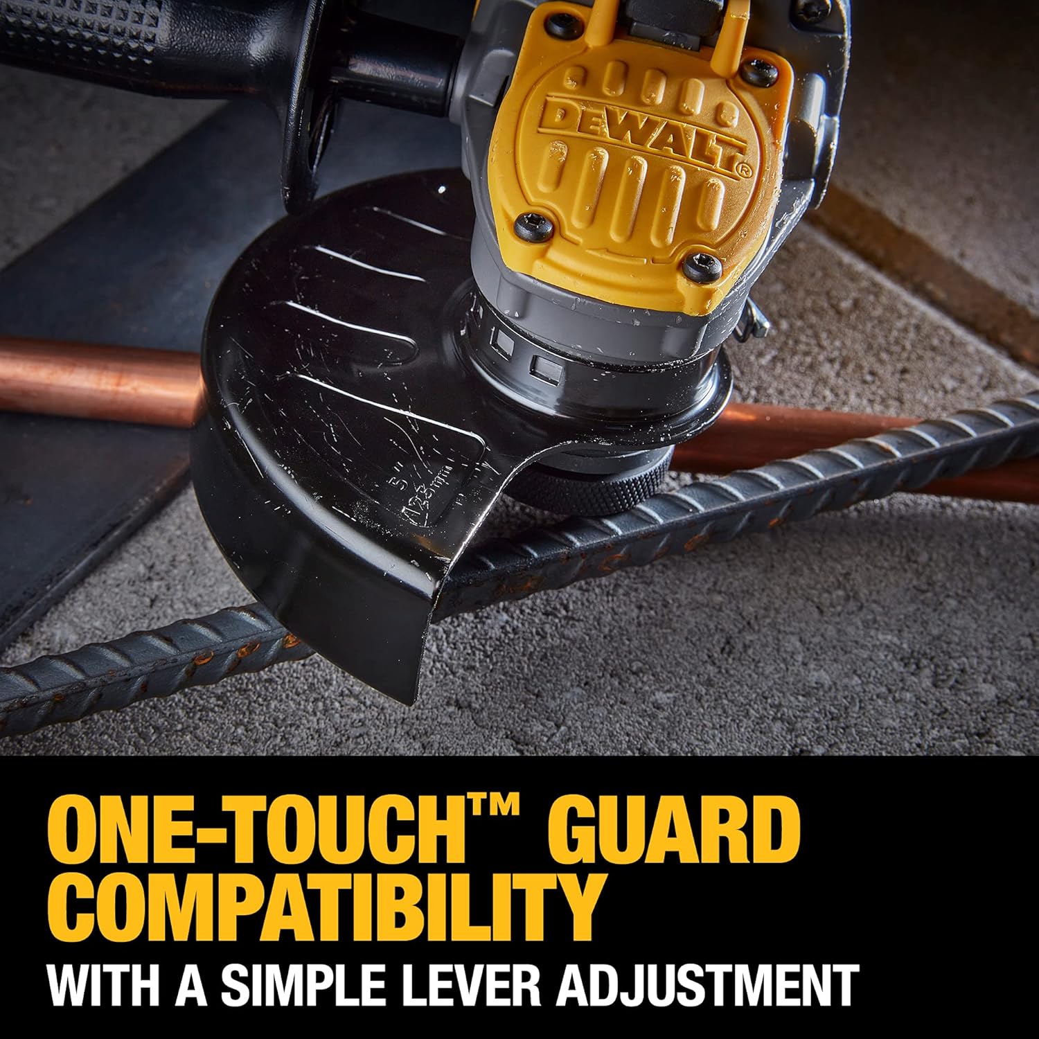 DEWALT FLEXVOLT ADVANTAGE 20V MAX Angle Grinder, Paddle Switch, 4-1/2-Inch to 5-Inch, Tool Only (DCG416B) - - 