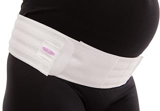 Gabrialla Maternity Light Support Belly Band, White, Small Price In India