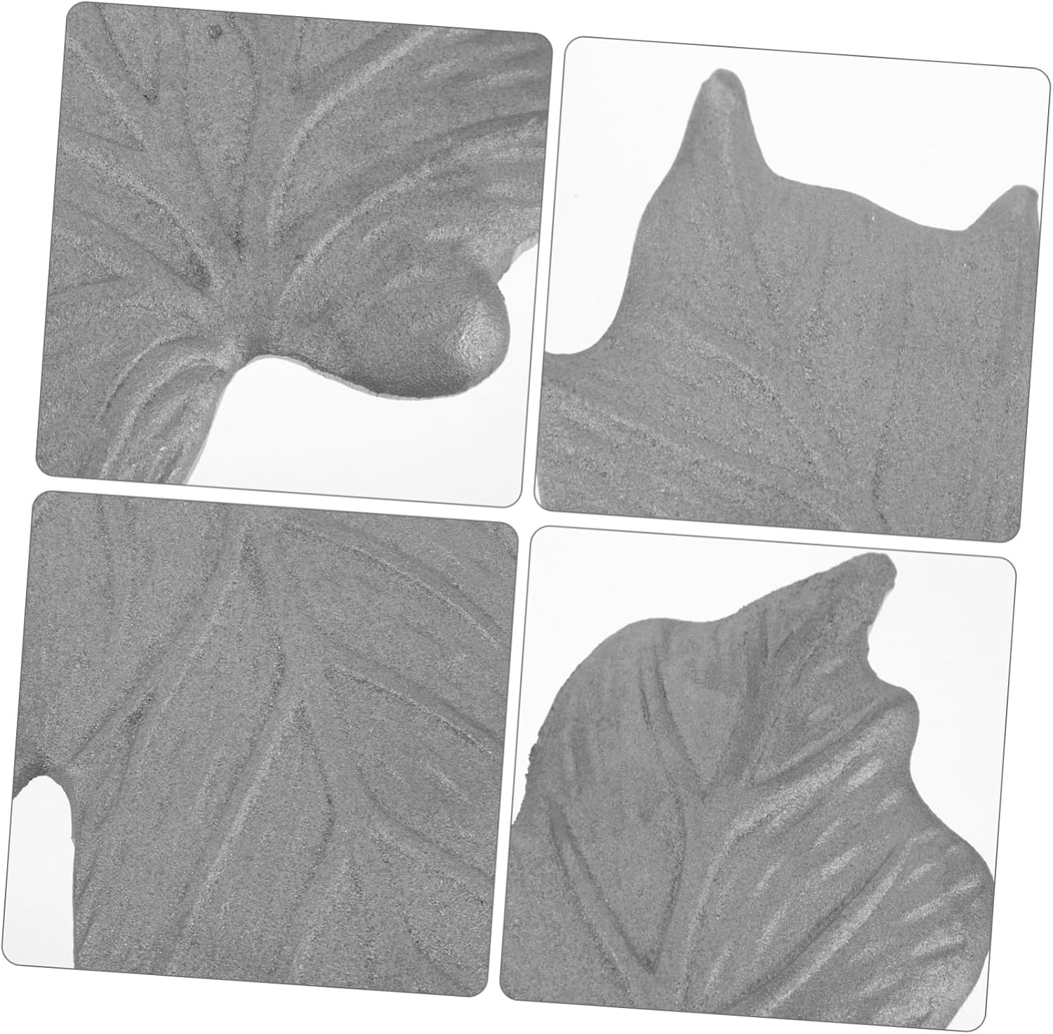 YARNOW 1.35kg Garden Decorative Maple Stepping Stone Elegant Outdoor Walkway Paver for Pathways and Yards Cast Iron Design Garden Ornament