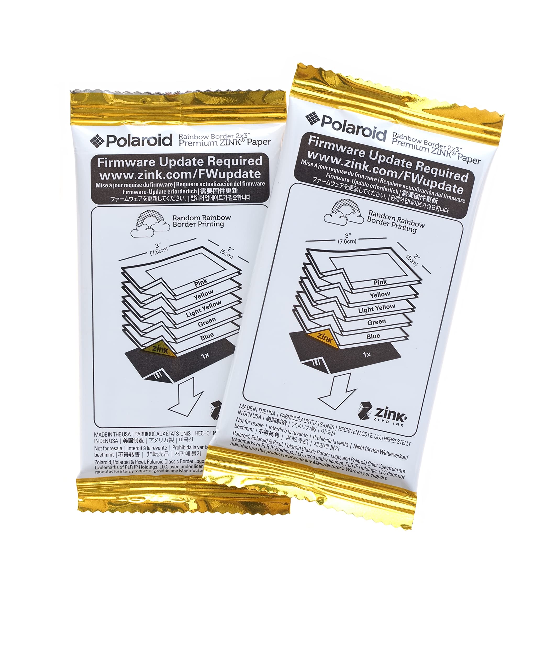 Polaroid Carta ZINK MIX 2x3 Bianco