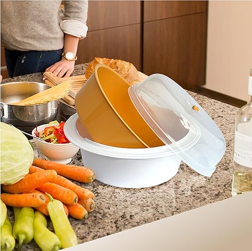 Miniatura 4 de Trenton Gifts Vaporizador de microondas para verduras - Vaporizador vegetal apto para microondas, ideal para cocinar verduras frescas. Sin BPA, apto